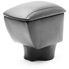 Подлокотник в штатное место Alvi-Style для Kia Rio III 2011-, чёрный, с фиксацией крышки магнитами, на штатное место