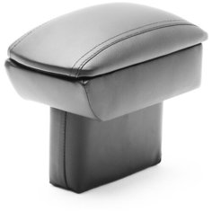 Подлокотник в штатное место Alvi-Style для Renault Fluence, чёрный, с фиксацией крышки магнитами, на штатное место