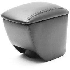 Подлокотник в штатное место Alvi-Style для Hyundai Solaris 2017-, чёрный, с фиксацией крышки магнитами, на штатное место