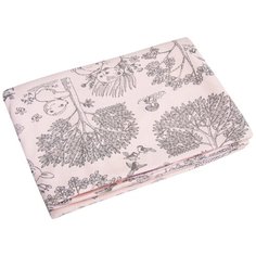 Пеленка трикотажная Amarobaby (Soft Hugs) Лесная сказка, розовый, 120х90 см.