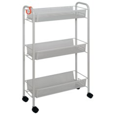 Этажерка ЗМИ Ладья 1К, материал: пластик, ШxГxВ: 44х17х73.5 см, серый