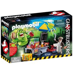 Конструктор Playmobil Ghostbusters 9222 Лизун и тележка с хотдогами