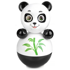 Неваляшка Котовские неваляшки Медведь (6С-009) 27.5 см белый/черный