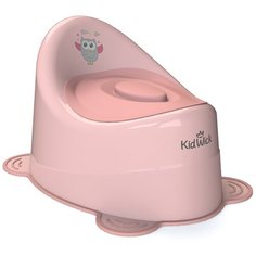 KidWick горшок Улитка с крышкой розовый