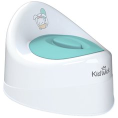 KidWick горшок Ракушка с крышкой белый