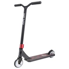 Детский трюковой самокат Explore Booger DeLuxe, черный/красный