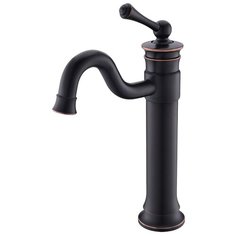 Смеситель для раковины (умывальника) Timo Adelia 6011/04F Black-Antique однорычажный