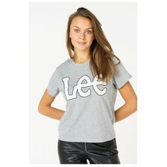 Футболка Lee, размер M, серый
