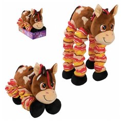 Мягкая игрушка 1 TOY Пружиножки Лошадка 36 см