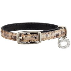 Ошейник Japan Premium Pet Роскошный леопард 3S бежевый