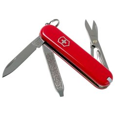 Нож многофункциональный VICTORINOX Classic SD подарочная коробка (012) с чехлом красный