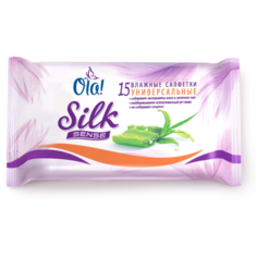 Влажные салфетки Ola! Silk Sense универсальные, 15 шт.