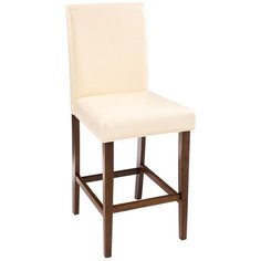 Стул Woodville Verden, дерево/искусственная кожа, цвет: espresso/beige