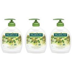 Мыло жидкое Palmolive Натурэль Интенсивное увлажнение Олива и увлажняющее молочко, 300 мл, 3 шт.