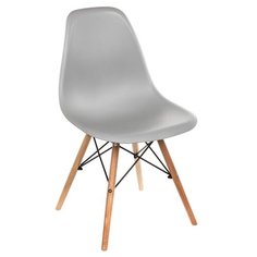 Стул Woodville Eames (PC-015), пластик, цвет: серый