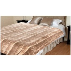 Плед texREPUBLIC TF FN F91 BE a1821 Джинса (4247), 180 x 210 см, коричневый