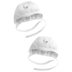Чепчик Наша мама размер 40-42(68), белый
