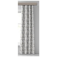 Портьеры Witerra White Childlike 0125 на ленте 260 см белый