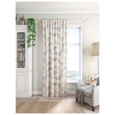 Портьеры ARCO DORO LP-2006192 Лен на ленте 260 см 1 шт. бежевый/розовый