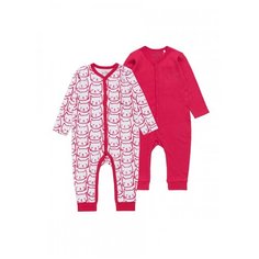 Комбинезон artie, размер 62, розовый/белый