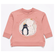 Свитшот artie размер 104, розовый