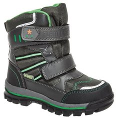 Ботинки Flamingo размер 30, серый/зеленый