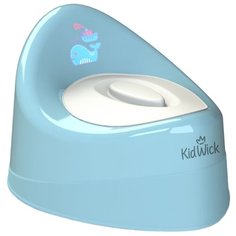 KidWick горшок Ракушка с крышкой голубой