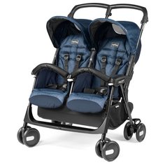 Прогулочная коляска для двойни Peg-Perego Aria Shopper Twin, indigo