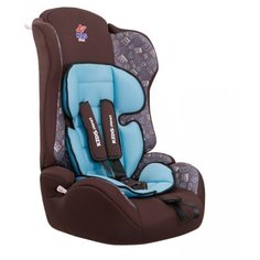 Автокресло группа 1/2/3 (9-36 кг) Kids Planet Sputnik isofix, шоколадные буквы