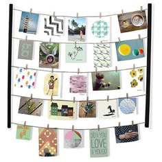 Держатель для фото Umbra Hangit на 40 фото черный