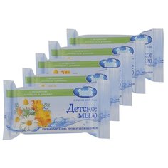 Наша мама Мыло Календула и ромашка, 90 г, 5 шт.