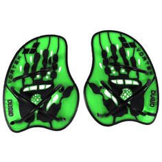 Лопатки для плавания arena Vortex evolution hand paddle 95232, acid lime-black