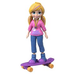 Кукла Polly Pocket Полли на скейте, FTP68