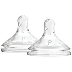 Соска Dr. Browns Options+ Preemie Flow cиликоновая c широким горлом для недоношенных детей 0м+, 2 шт.