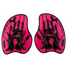 Лопатки для плавания arena Vortex evolution hand paddle 95232, pink/black