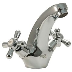 Смеситель для раковины (умывальника) Istok Life 0402.729 двухрычажный сере6ристый