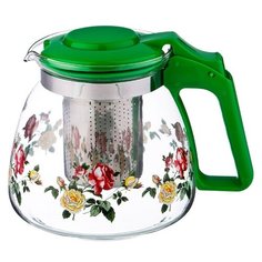 Agness Заварочный чайник 885-008 900 мл, пионы