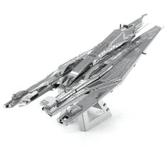 Металлический конструктор 3D модель Metal Earth, Космический корабль Alliance cruiser из игры Mass Effect, Масштаб 1:160, FSC313