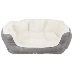 Лежак для собак и кошек TRIXIE Davin 60х45 см серый/кремовый