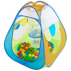Игровой домик Calida +100 шаров Конус + корзина (82х82х92см)