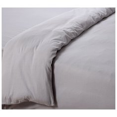 Пододеяльник евро размер, трикотаж, серый Текс Дизайн