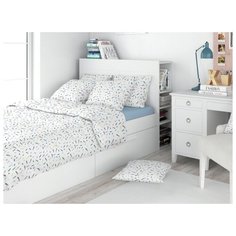 Детское постельное белье с простыней на резинке Amore Mio Eco cotton combo Colpi 1,5 сп.