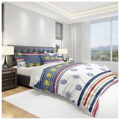 Постельное бельё Amore Mio Eco cotton Sailor 2 сп.