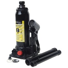 Домкрат гидравлический ER-80021 бутылочный с клапаном 2т, ремкомплект (выс. подъема 180-345мм) ЭВРИКА