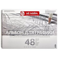 Альбом для графики Art Creation 120гр/м.кв А3 48л спираль по 1 стороне Royal Talens