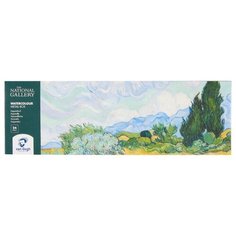 Набор акварельных красок Van Gogh National Gallery 24цв кювета металлический короб Royal Talens