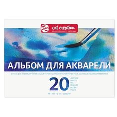 Альбом для акварели Art Creation 200гр/м.кв А4 20л склейка по 1 стороне Royal Talens