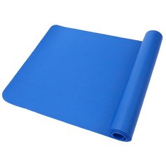 Коврик для йоги с сумкой для переноски 183х61х1, синий Icon