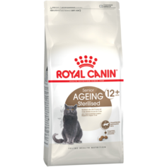 Сухой корм для стерилизованных пожилых кошек Royal Canin Ageing 12+ 4 кг