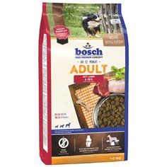 Сухой корм для собак Bosch Adult, при чувствительном пищеварении, ягненок 1 кг